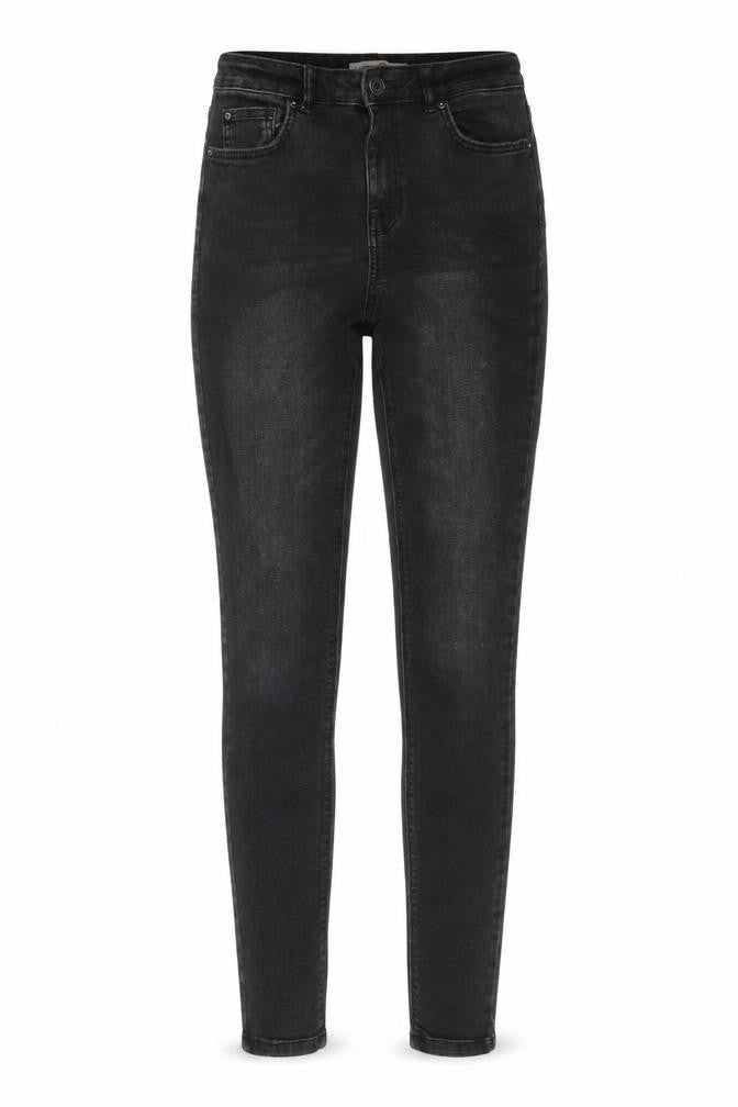 Denim & Co. Womens Black Cotton Skinny Jeans Size 10 L30 in Regular Button