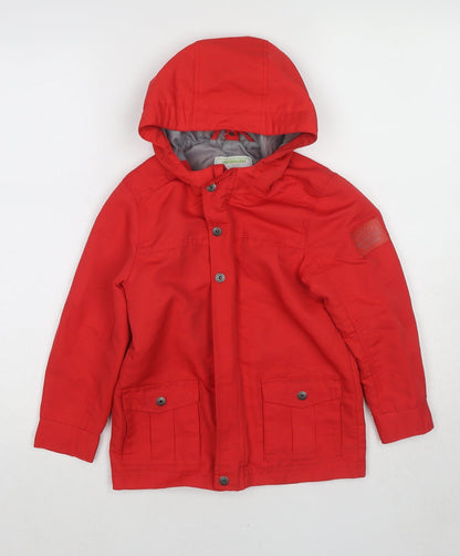 Vertbaudet Womens Red Jacket Size 6 Zip