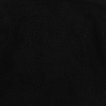 Topshop Womens Black Jacket Size 6 Zip - Teddy Bear Style