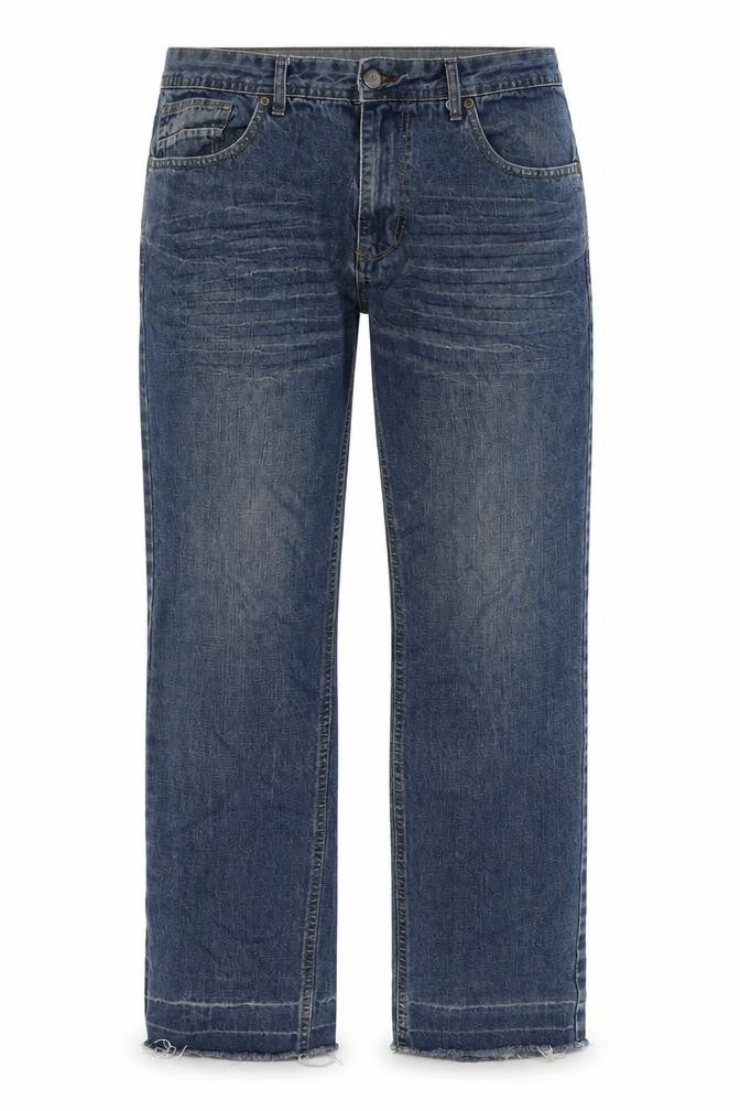 Boston Crew Womens Blue Cotton Straight Jeans Size 34 in Regular Zip