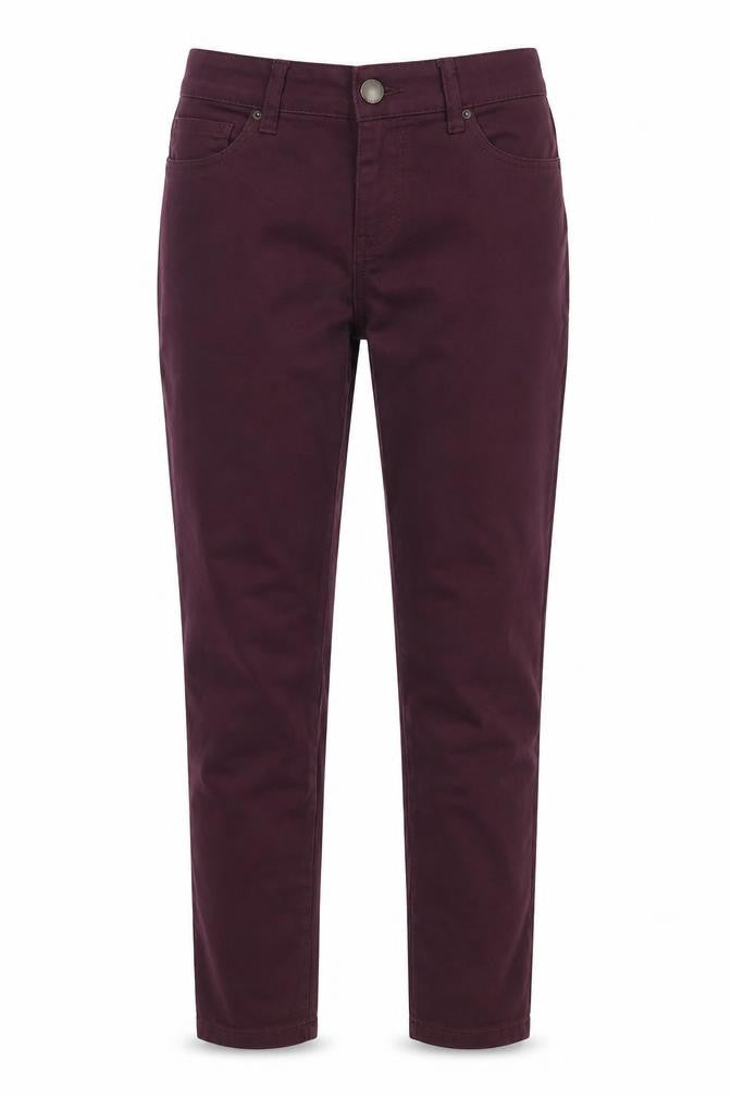 NEXT Womens Purple Cotton Straight Jeans Size 10 Regular Zip