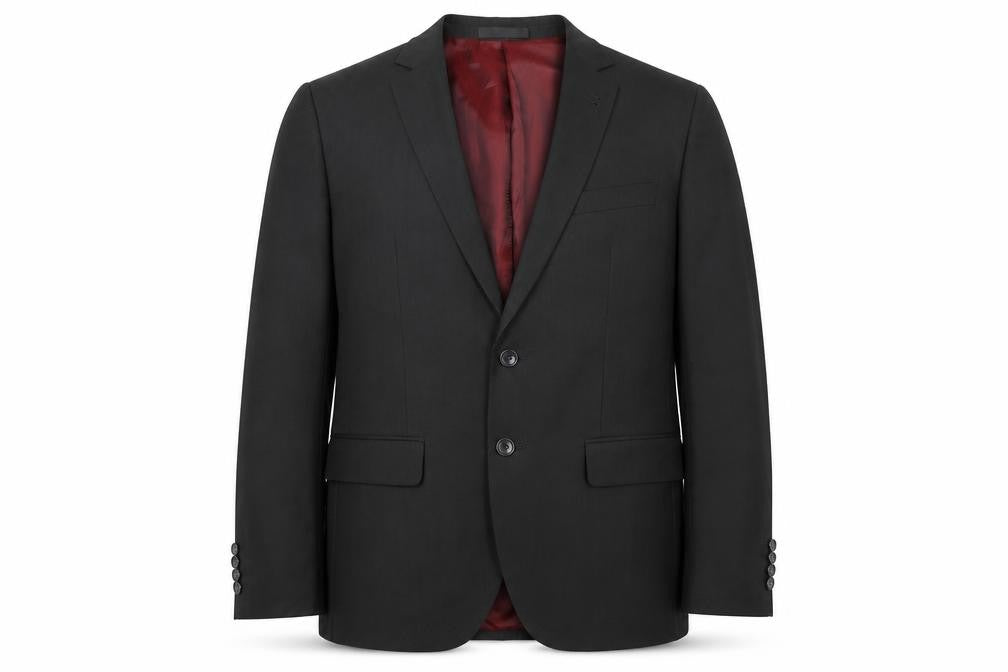 Marc Darcy Mens Grey Polyester Jacket Suit Jacket Size 40 Regular
