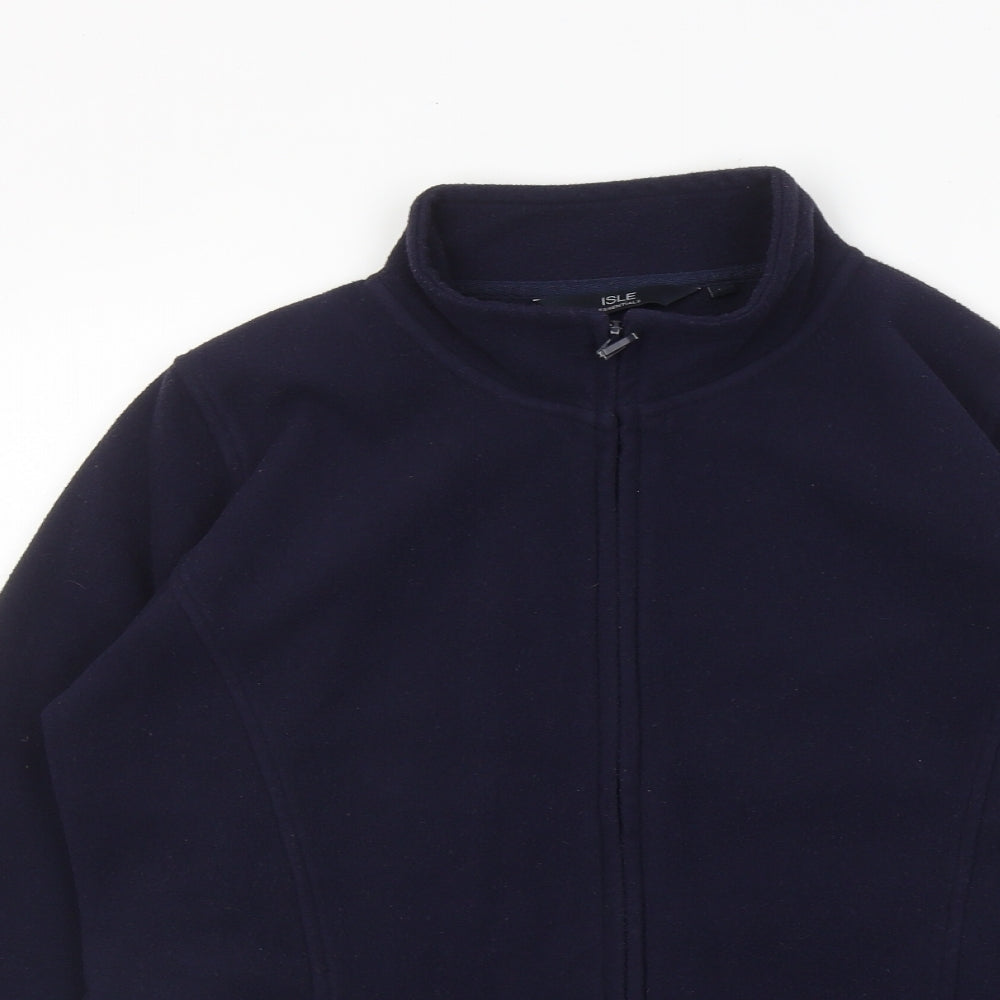 EWM Womens Blue Jacket Size M Zip