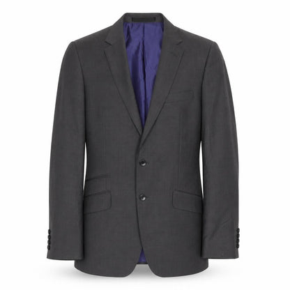 Front view of Autograph men’s grey wool jacket suit jacket, size 40, regular