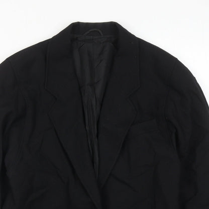Next Womens Black Wool Jacket Suit Jacket Size 8