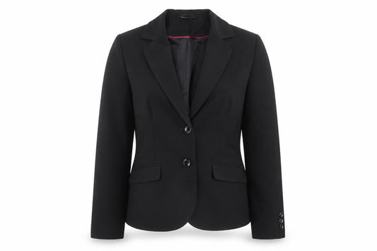 BHS Womens Black Polyester Jacket Suit Jacket Size 12
