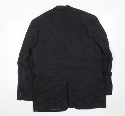 Next Mens Grey Polyester Jacket Suit Jacket Size 42 Regular