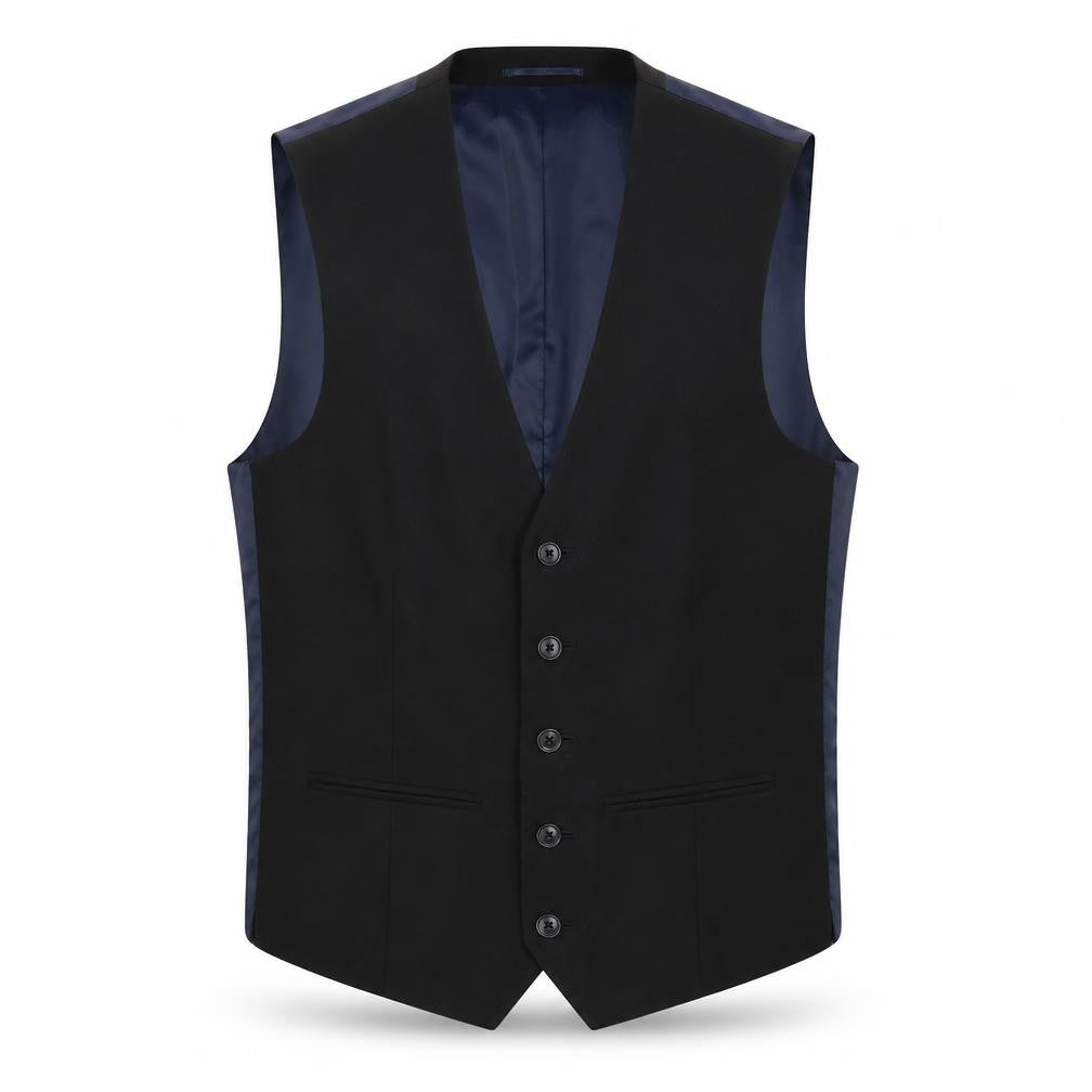 NEXT Mens Blue Polyester Jacket Suit Waistcoat Size 38 Regular