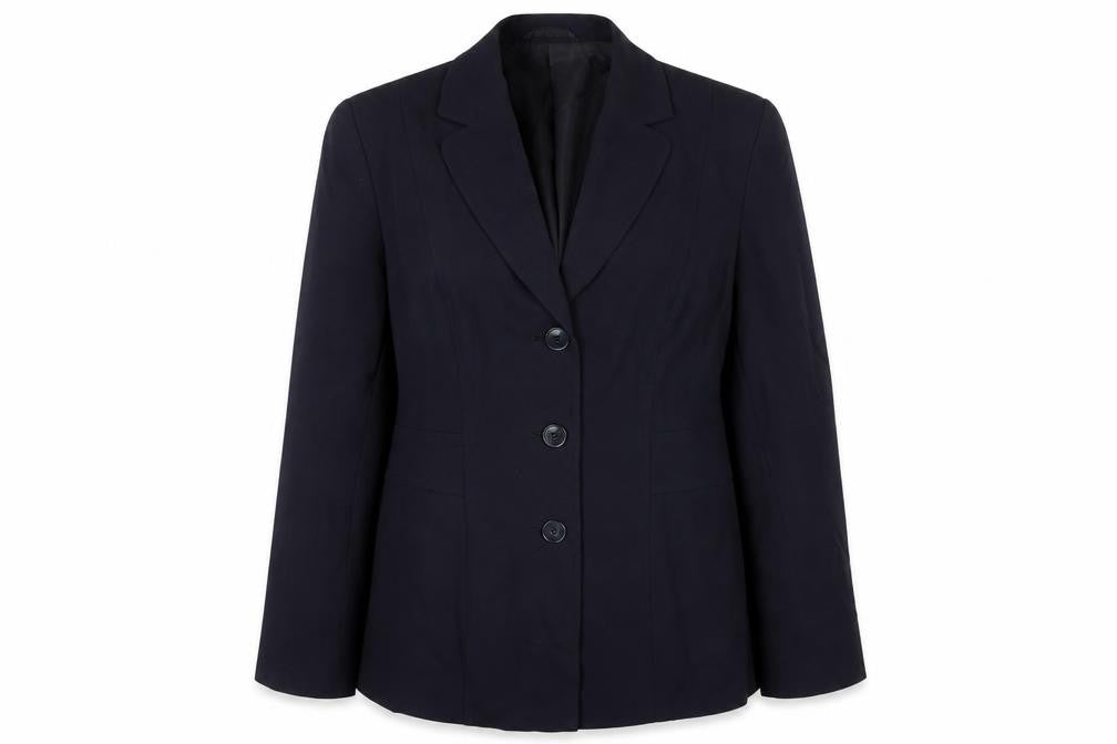 NEXT Womens Blue Polyester Jacket Suit Jacket Size 14