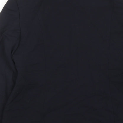 Next Womens Blue Polyester Jacket Suit Jacket Size 14