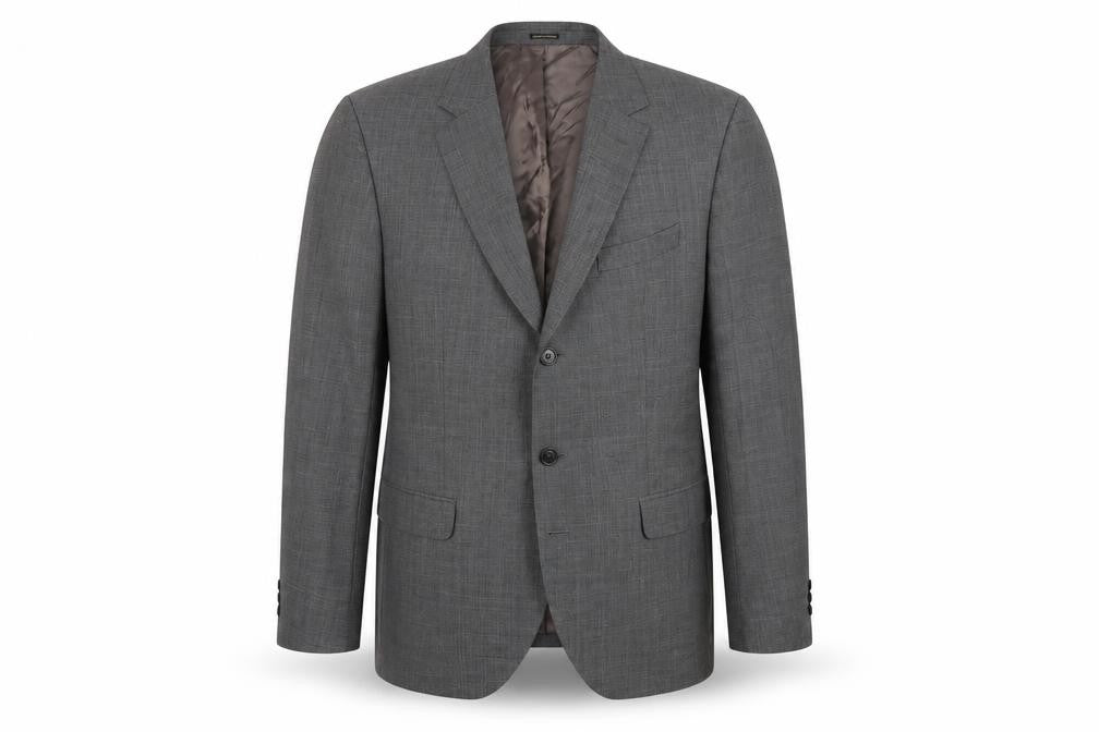 Mossimo Mens Grey Wool Jacket Suit Jacket Size 46 Regular