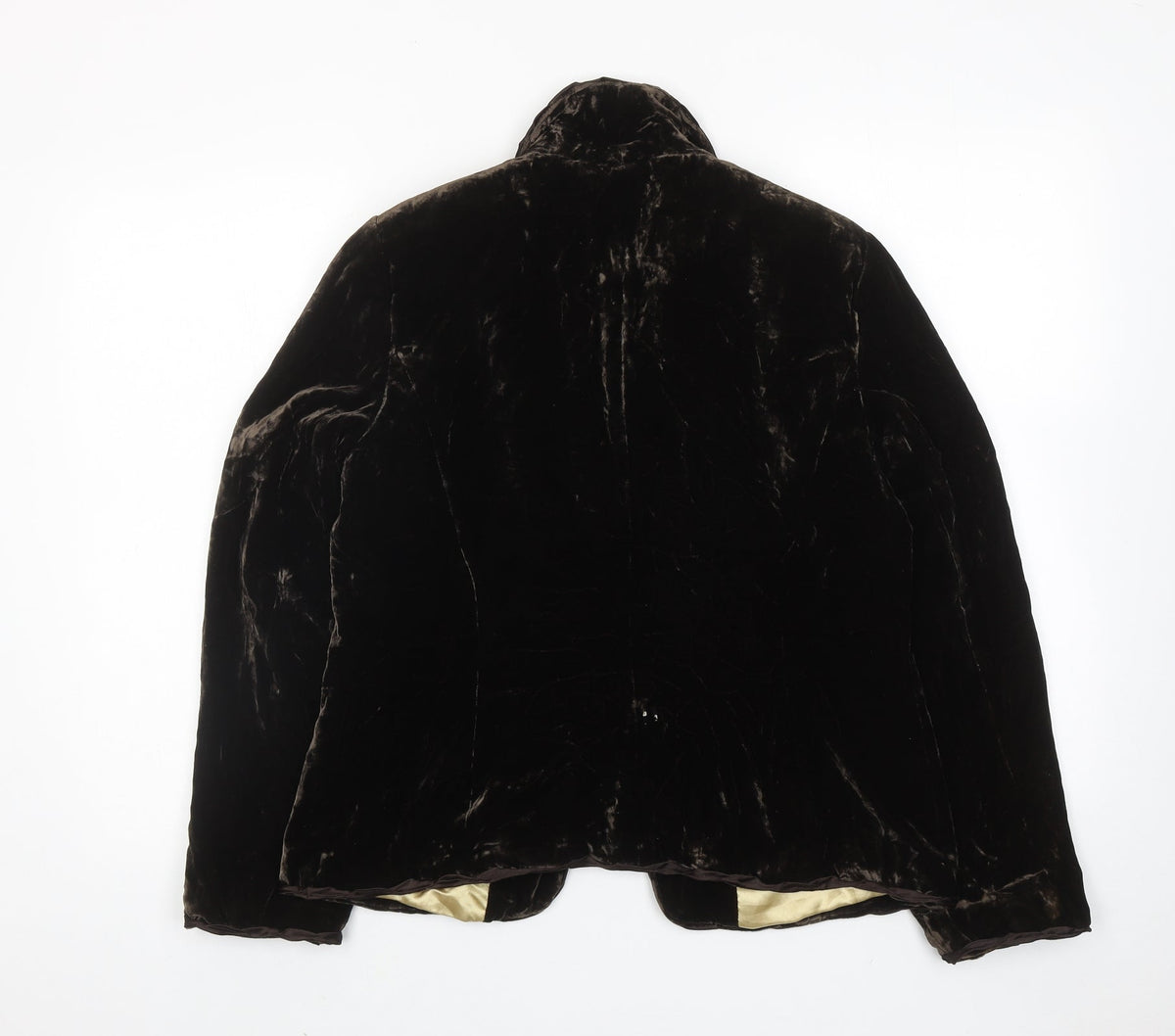 Per Una Womens Brown Jacket Size 14 Button