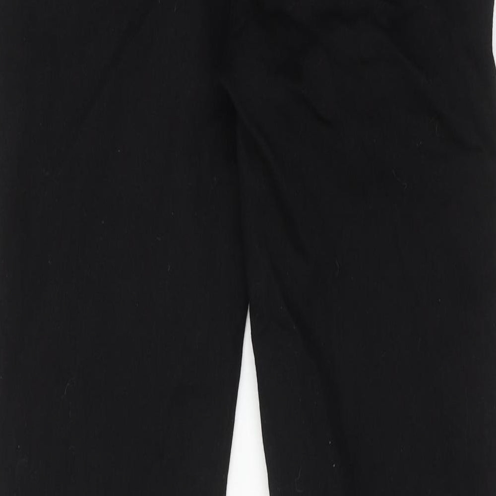 Marks and Spencer Womens Blue Cotton Straight Jeans Size 10 Slim Zip