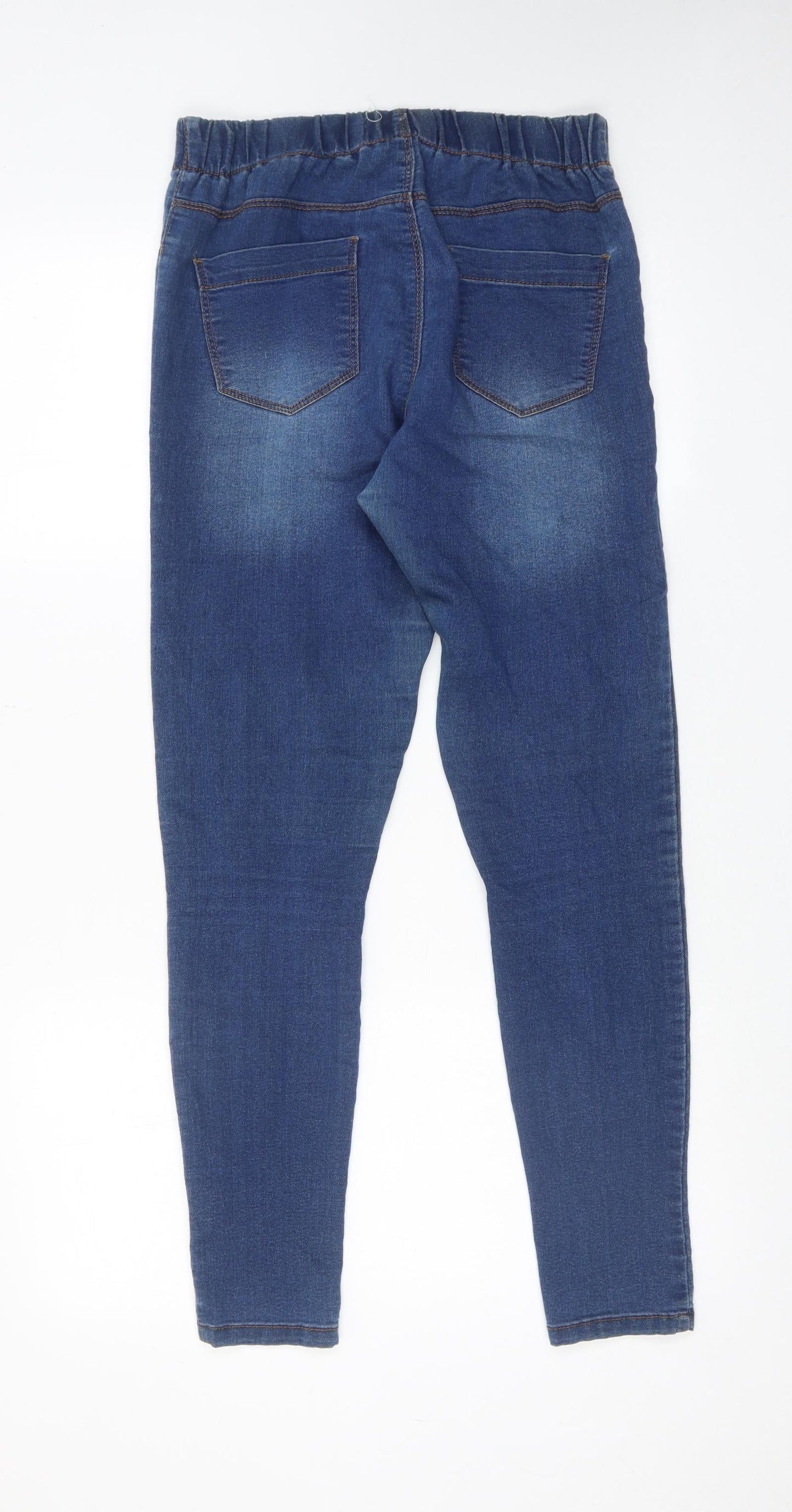 Papaya Womens Blue Cotton Jegging Jeans Size 8 Regular