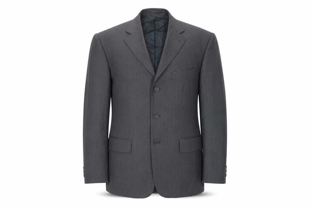 James Barry Mens Grey Wool Jacket Suit Jacket Size 42 Regular