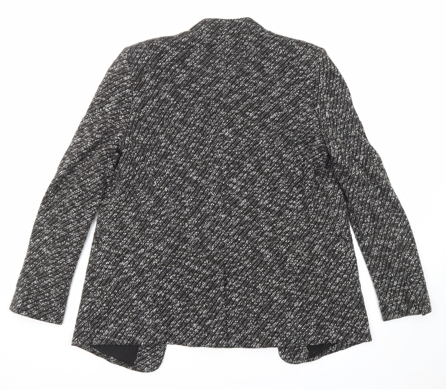 NEXT Womens Black Geometric Jacket Size 10