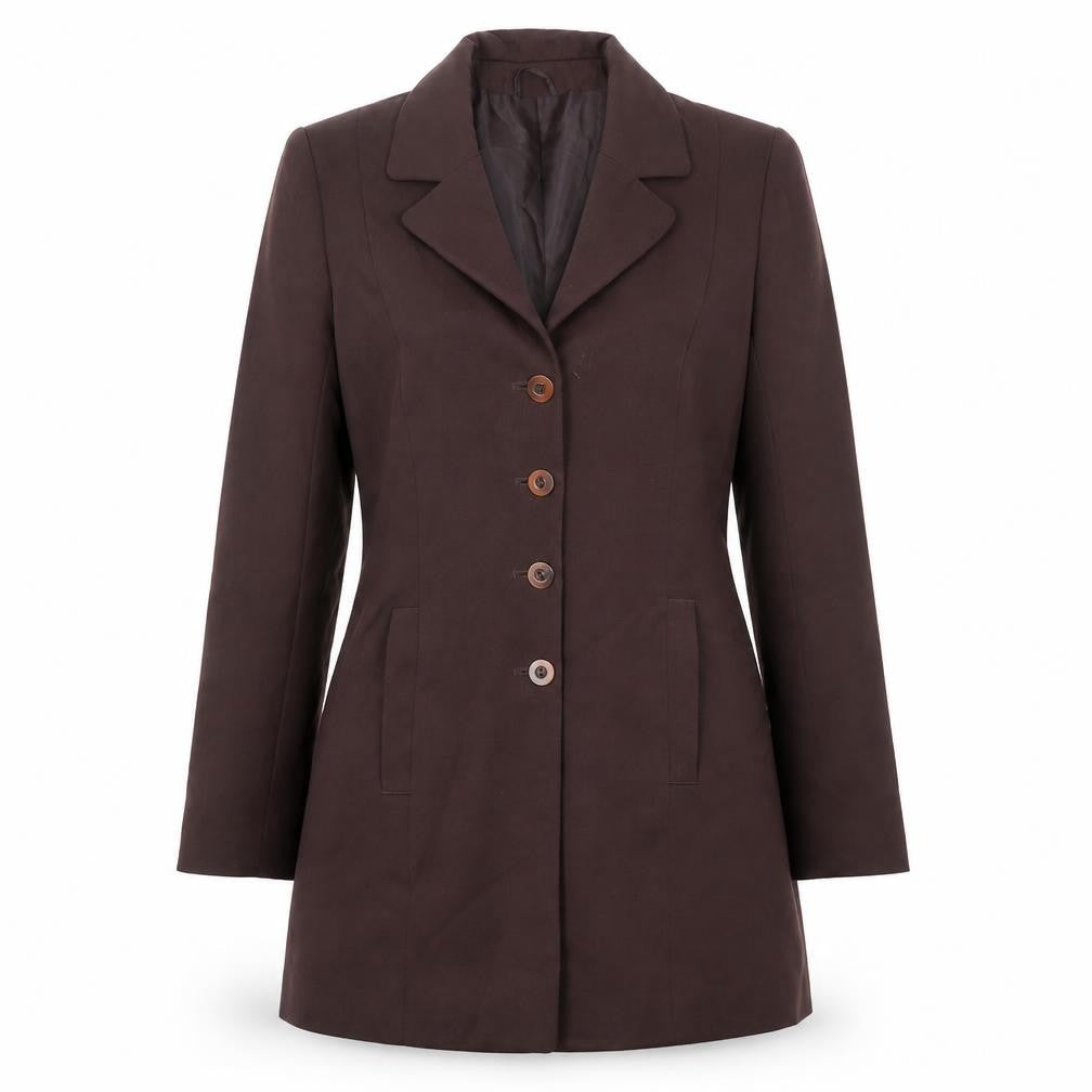 Debenhams Womens Brown Polyester Jacket Suit Jacket Size 10