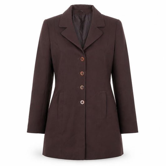 Debenhams Womens Brown Polyester Jacket Suit Jacket Size 10