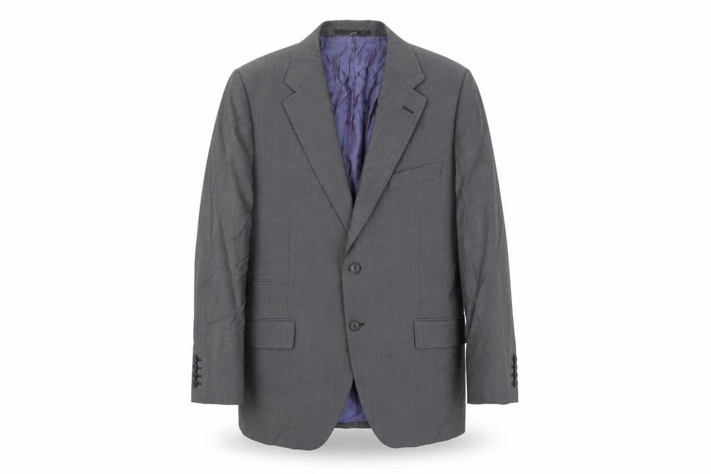 Marks & Spencer Mens Grey Polyester Jacket Suit Jacket Size 44 Regular