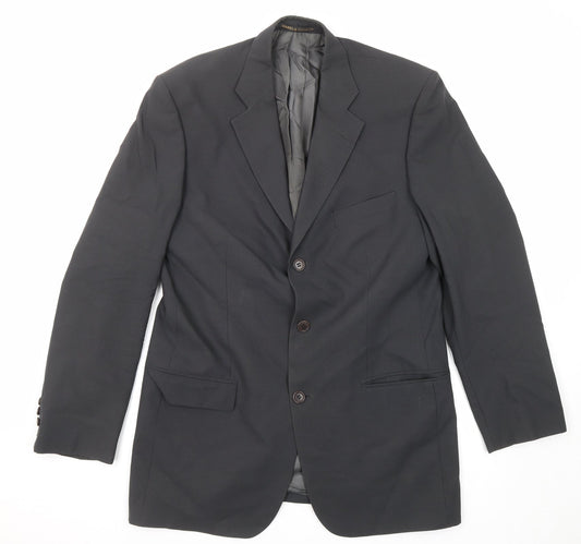Marks and Spencer Mens Grey Wool Jacket Suit Jacket Size 40 Regular