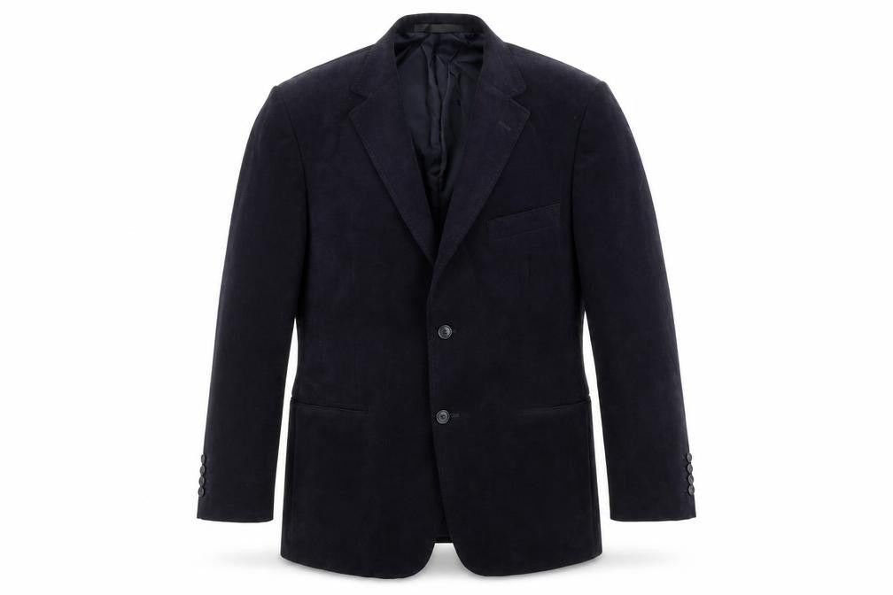Marks & Spencer Mens Blue Polyester Jacket Suit Jacket Size 40 Regular