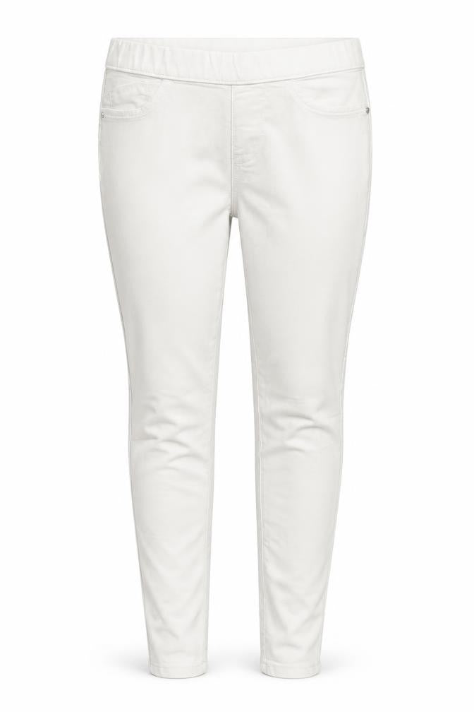 Denim & Co. Womens White Cotton Jegging Jeans Size 6 Regular