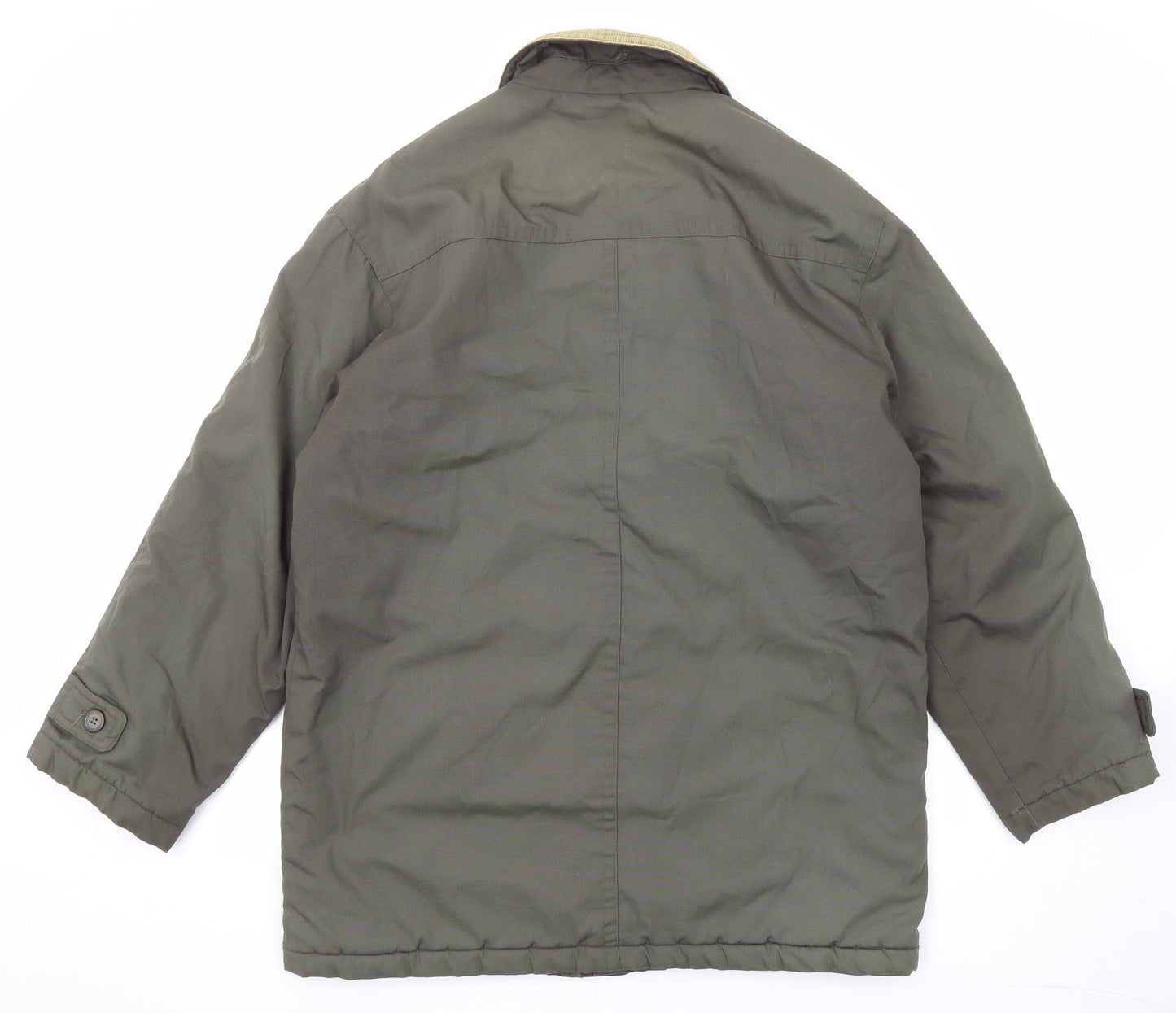 Greenwoods Mens Green Jacket Size S Zip