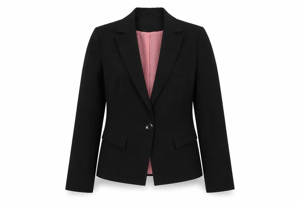Miss Selfridge Womens Black Polyester Jacket Blazer Size 6