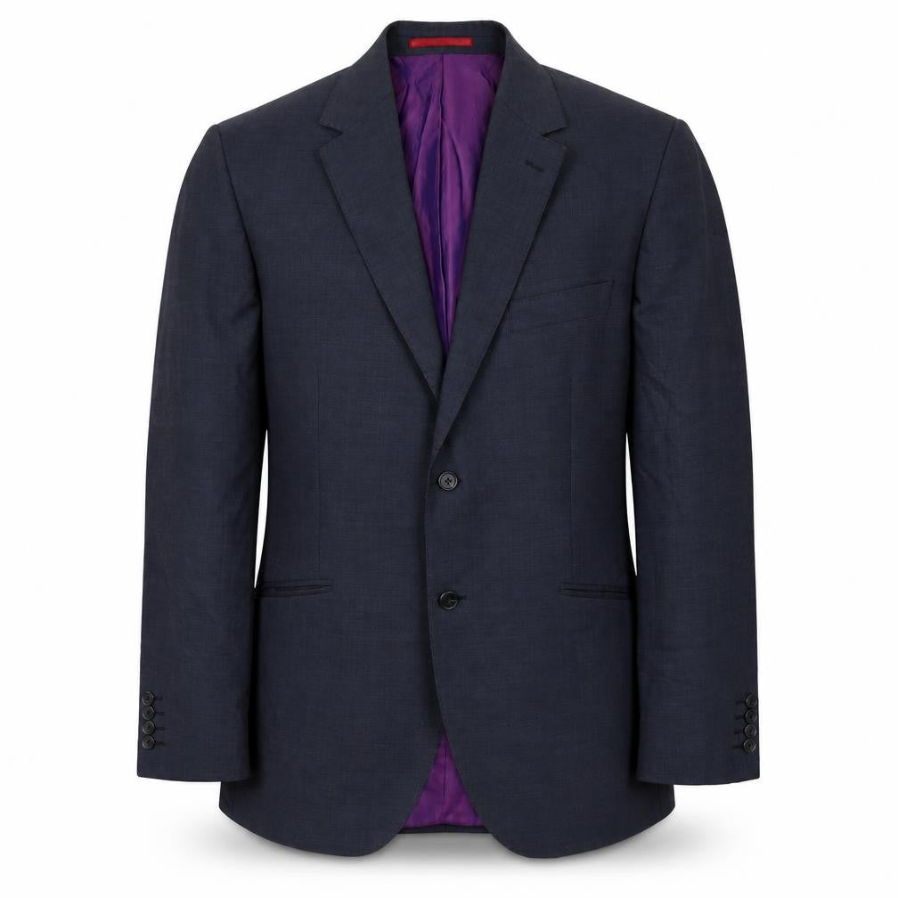 Howick Tailored Mens Blue Wool Jacket Suit Jacket Size 42 Regular
