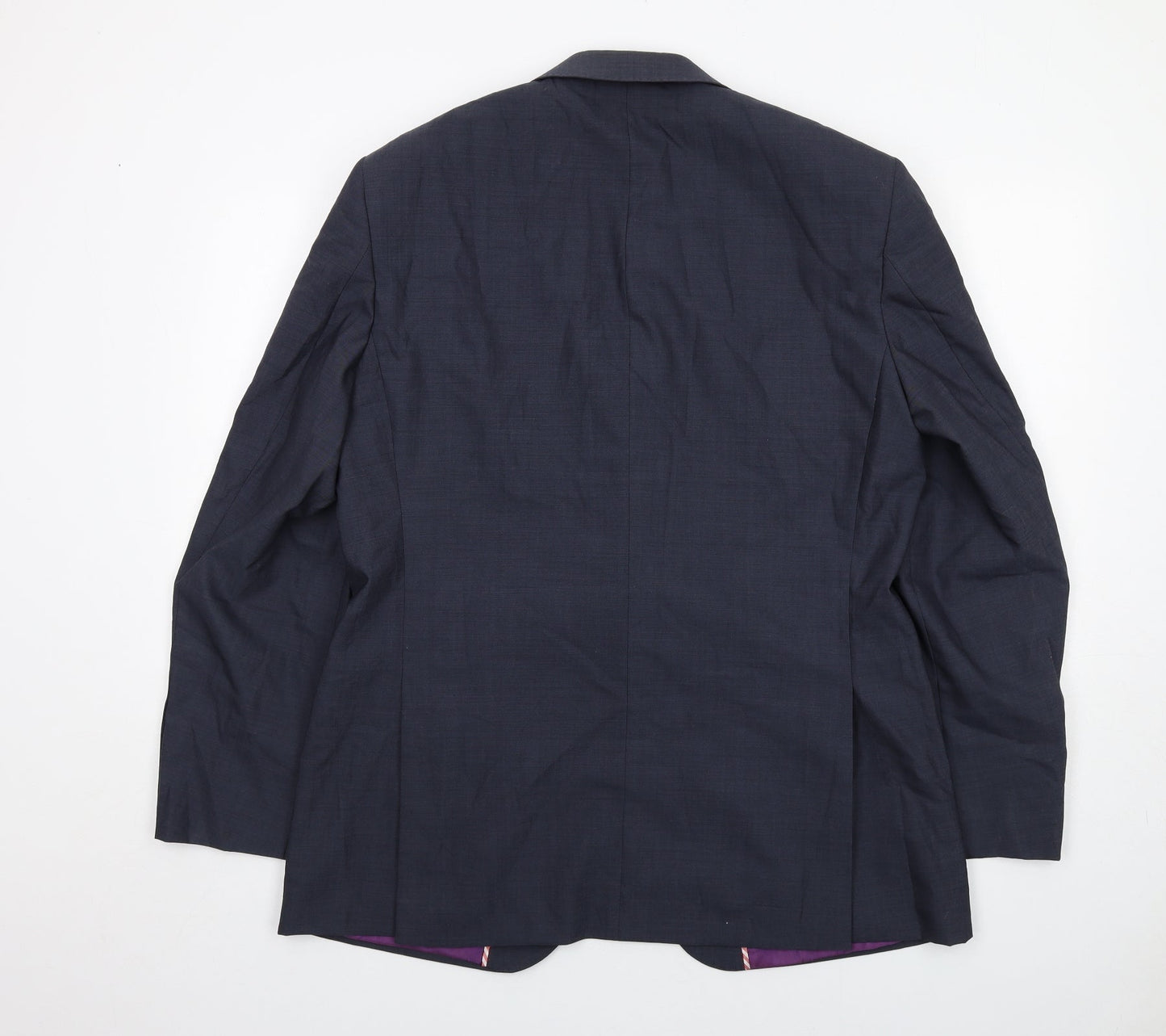 Howick Tailored Mens Blue Wool Jacket Suit Jacket Size 42 Regular