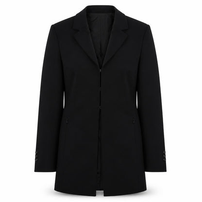 Betty Barclay Womens Black Jacket Blazer Size 10 Hook & Eye