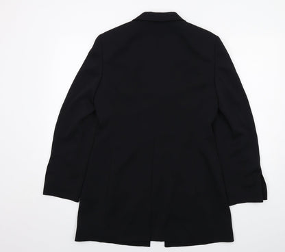 Betty Barclay Womens Black Jacket Blazer Size 10 Hook & Eye