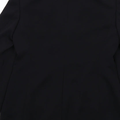 Betty Barclay Womens Black Jacket Blazer Size 10 Hook & Eye