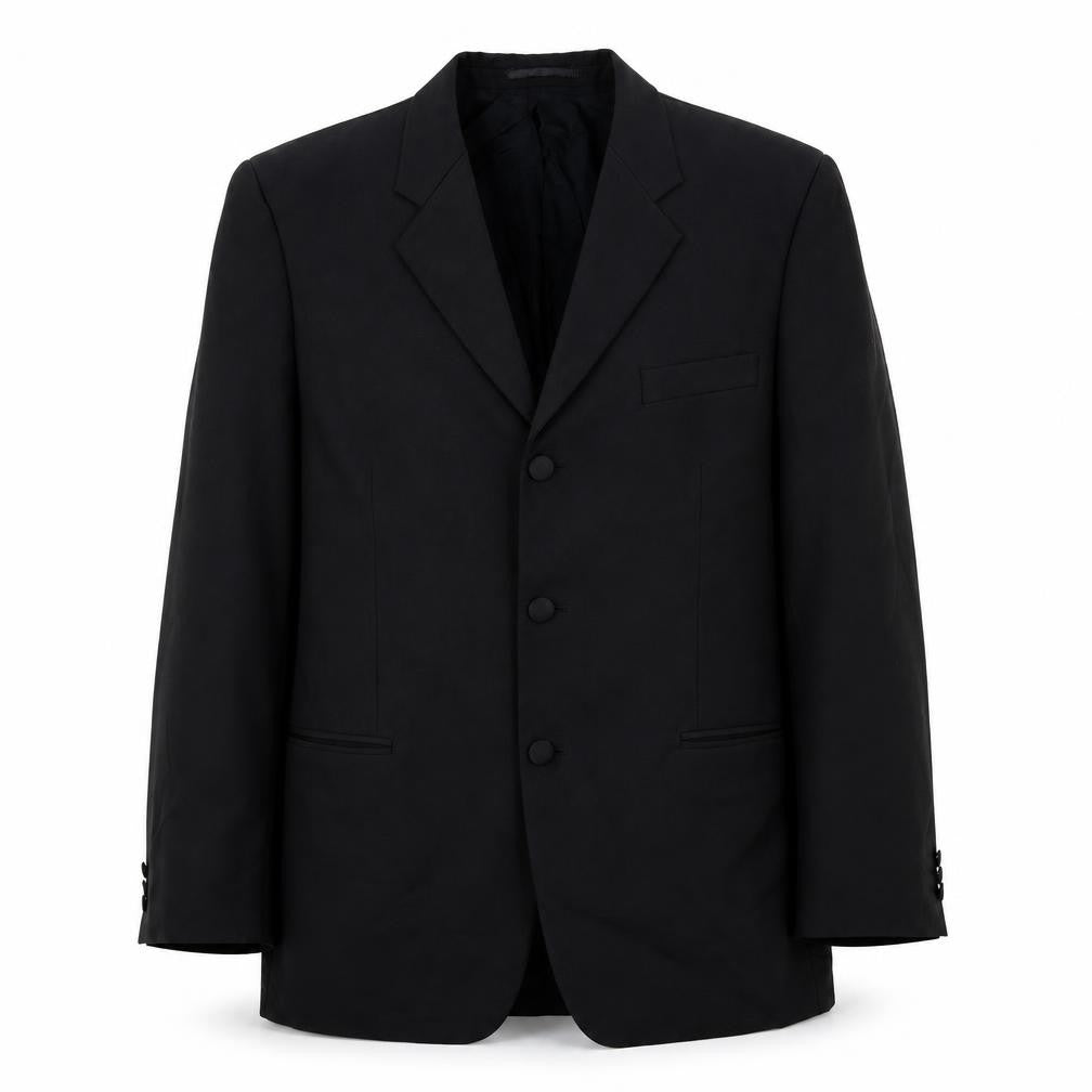Scott & Taylor Mens Black Polyester Tuxedo Suit Jacket Size 42 Regular