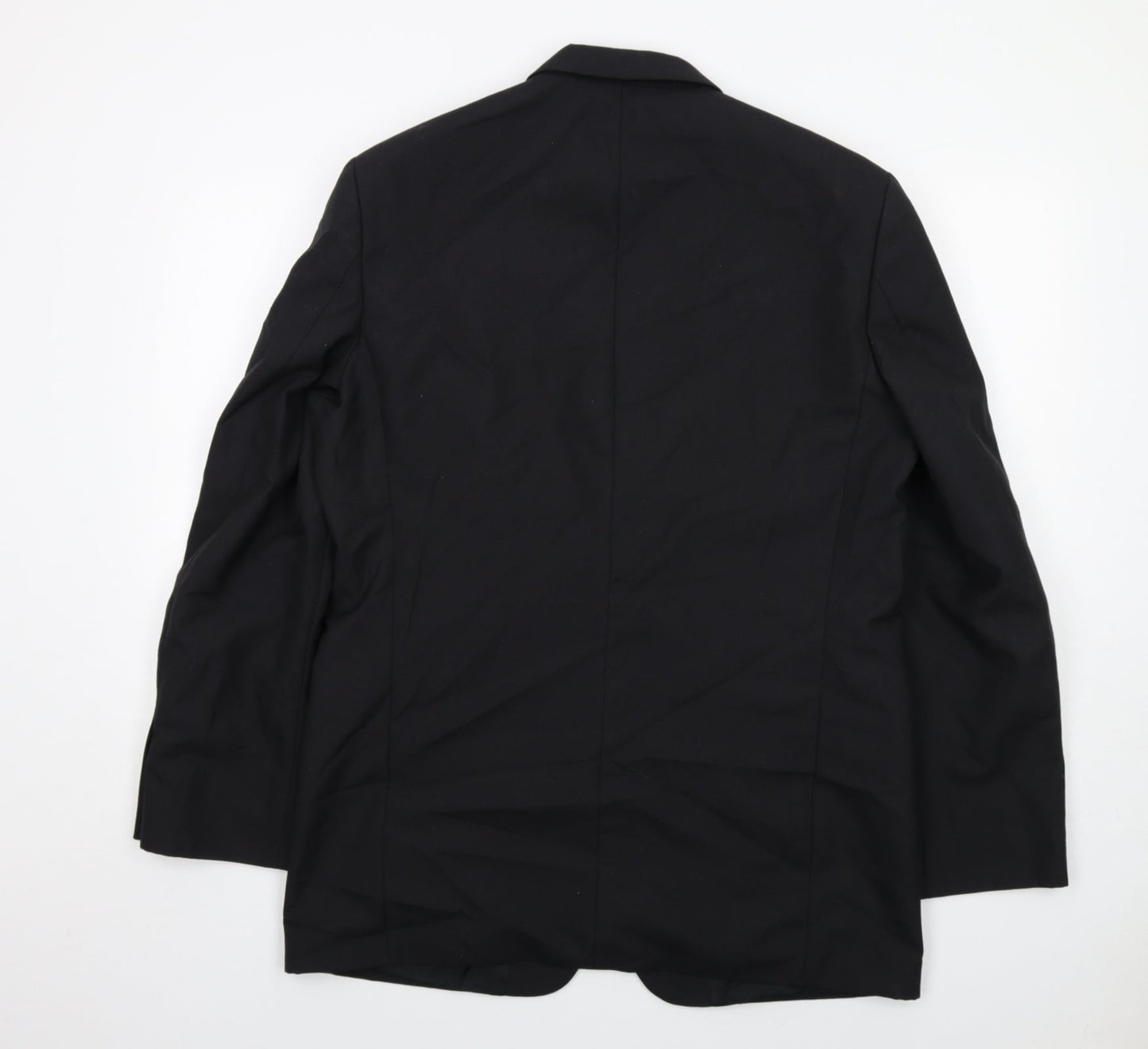 Scott & Taylor Mens Black Polyester Tuxedo Suit Jacket Size 42 Regular