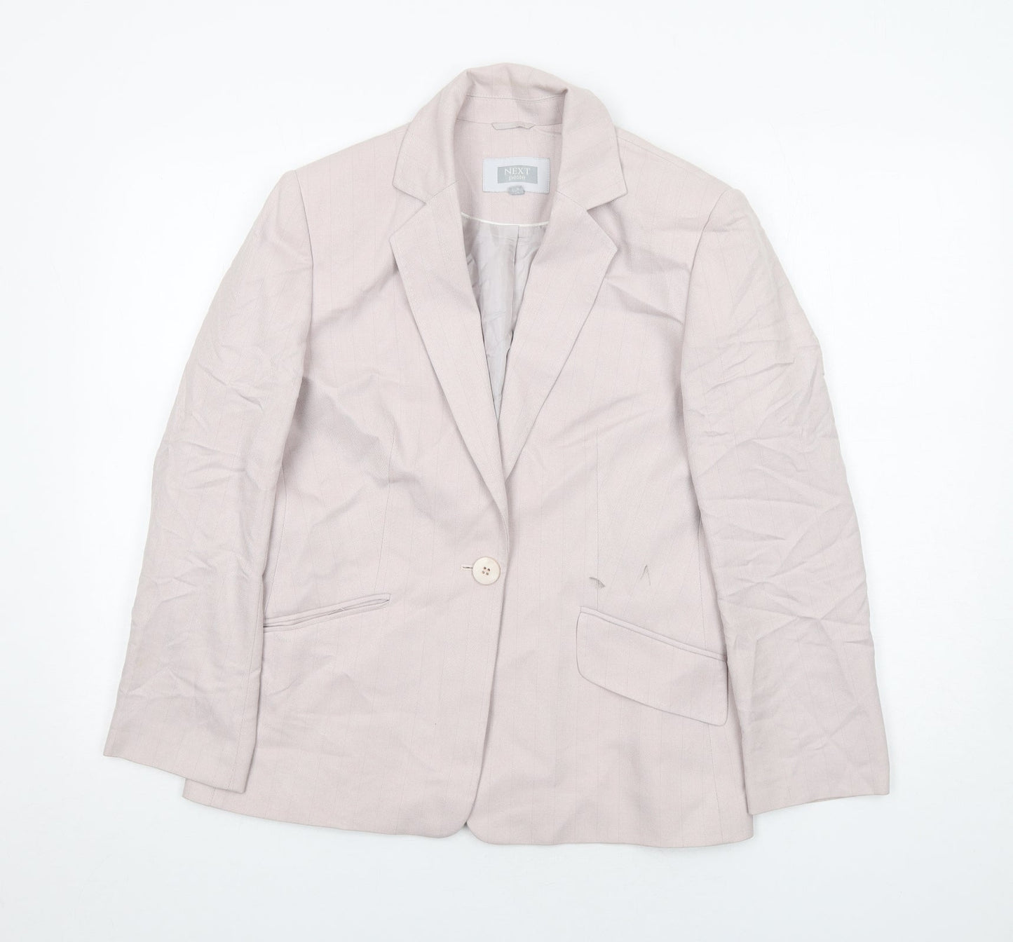 Next Level Womens Purple Viscose Jacket Suit Jacket Size 14