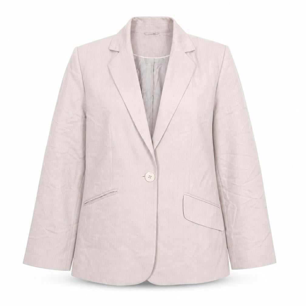 Next Level Womens Purple Viscose Jacket Suit Jacket Size 14