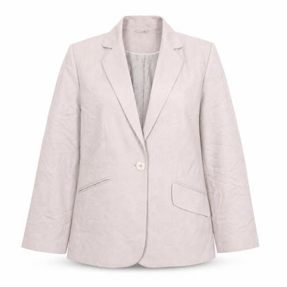 Next Level Womens Purple Viscose Jacket Suit Jacket Size 14