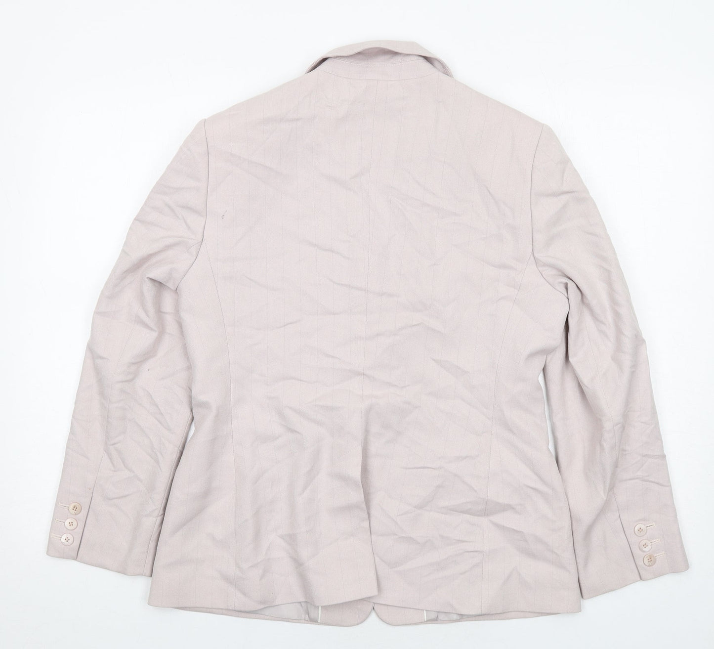 Next Level Womens Purple Viscose Jacket Suit Jacket Size 14