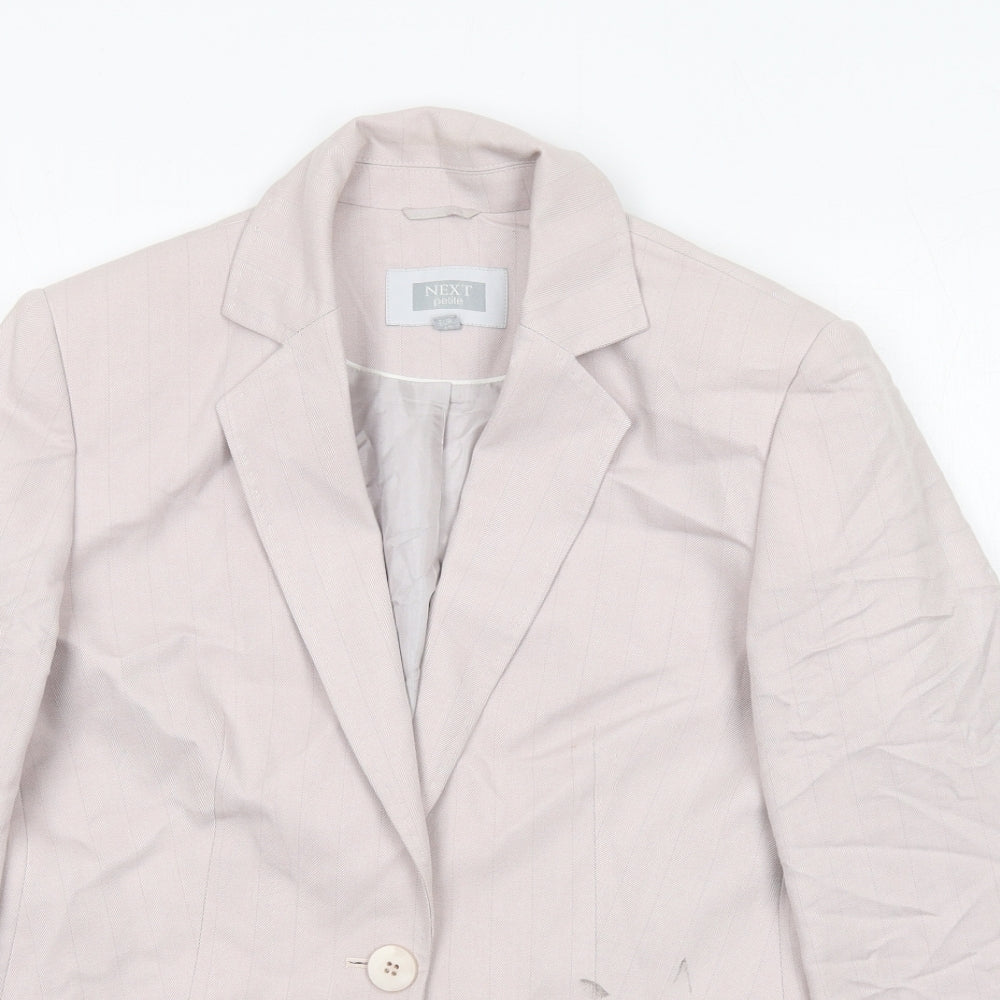 Next Level Womens Purple Viscose Jacket Suit Jacket Size 14