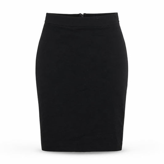French Connection Womens Black Viscose Bandage Skirt Size 10 Zip