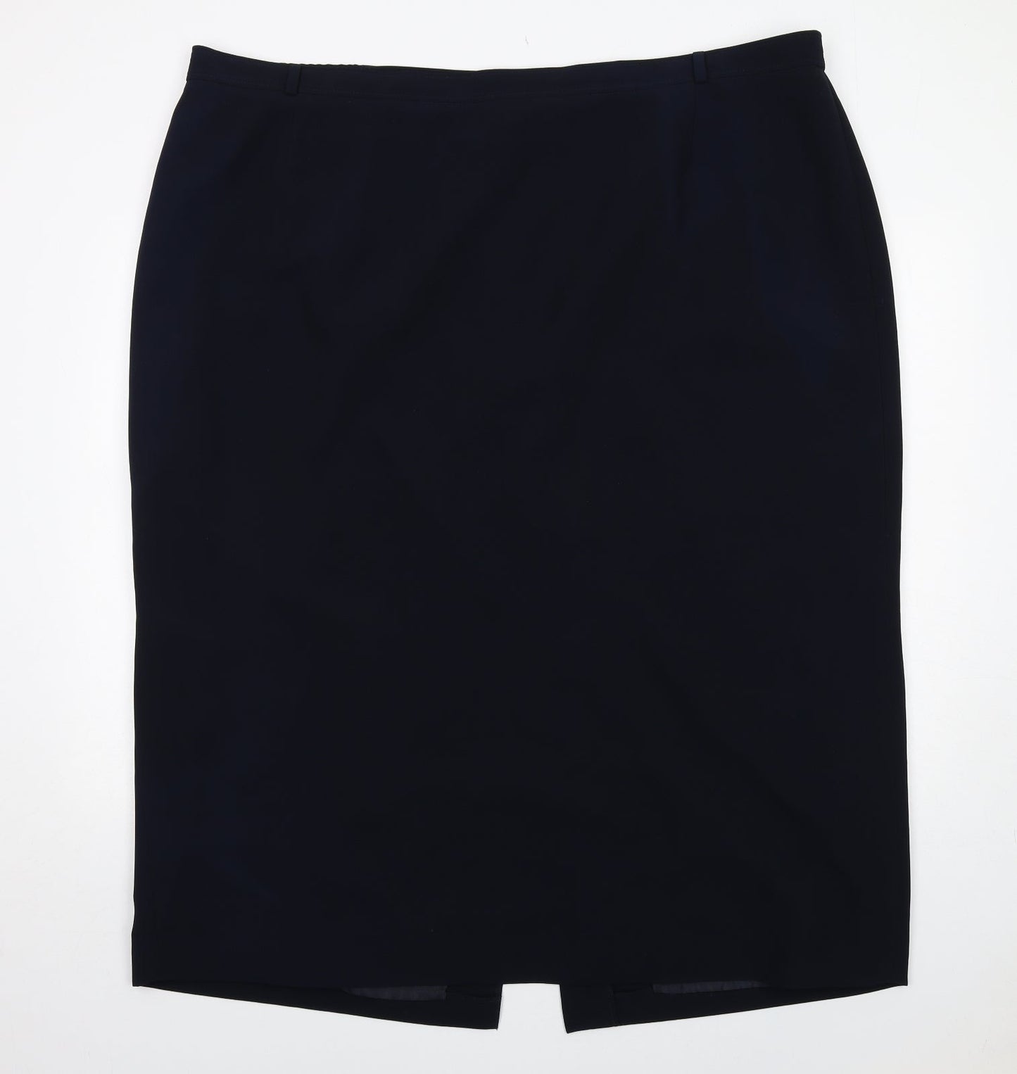 essence Womens Blue Polyester Bandage Skirt Size 30 Zip