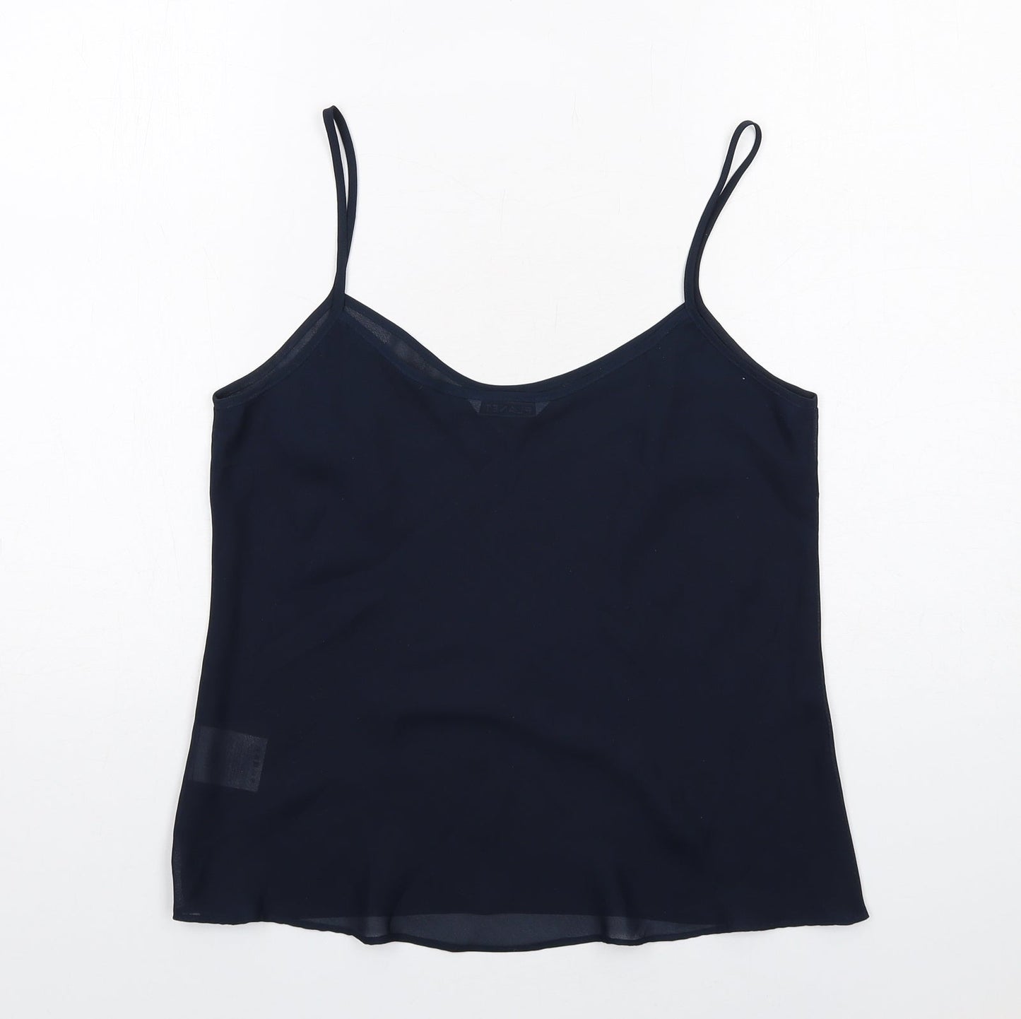 Planet Womens Blue Polyester Camisole Tank Size 8 V-Neck