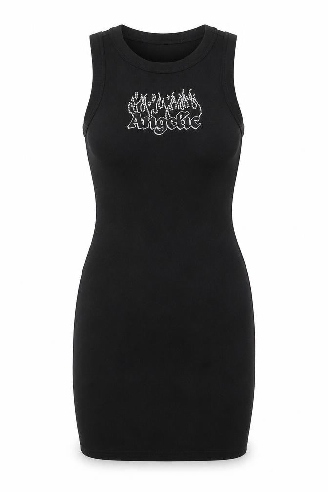 H&M Womens Black Polyester Bodycon Size XS Round Neck Pullover - Angelic