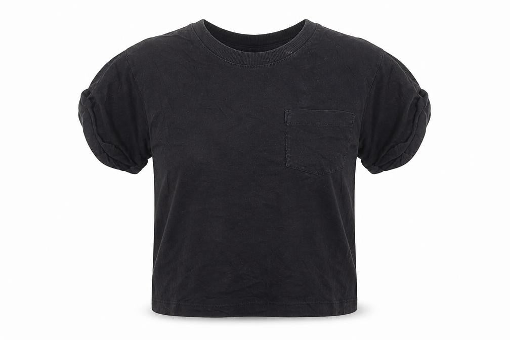 Divided by H&M Womens Black Polyester Basic T-Shirt Size XS Round Neck