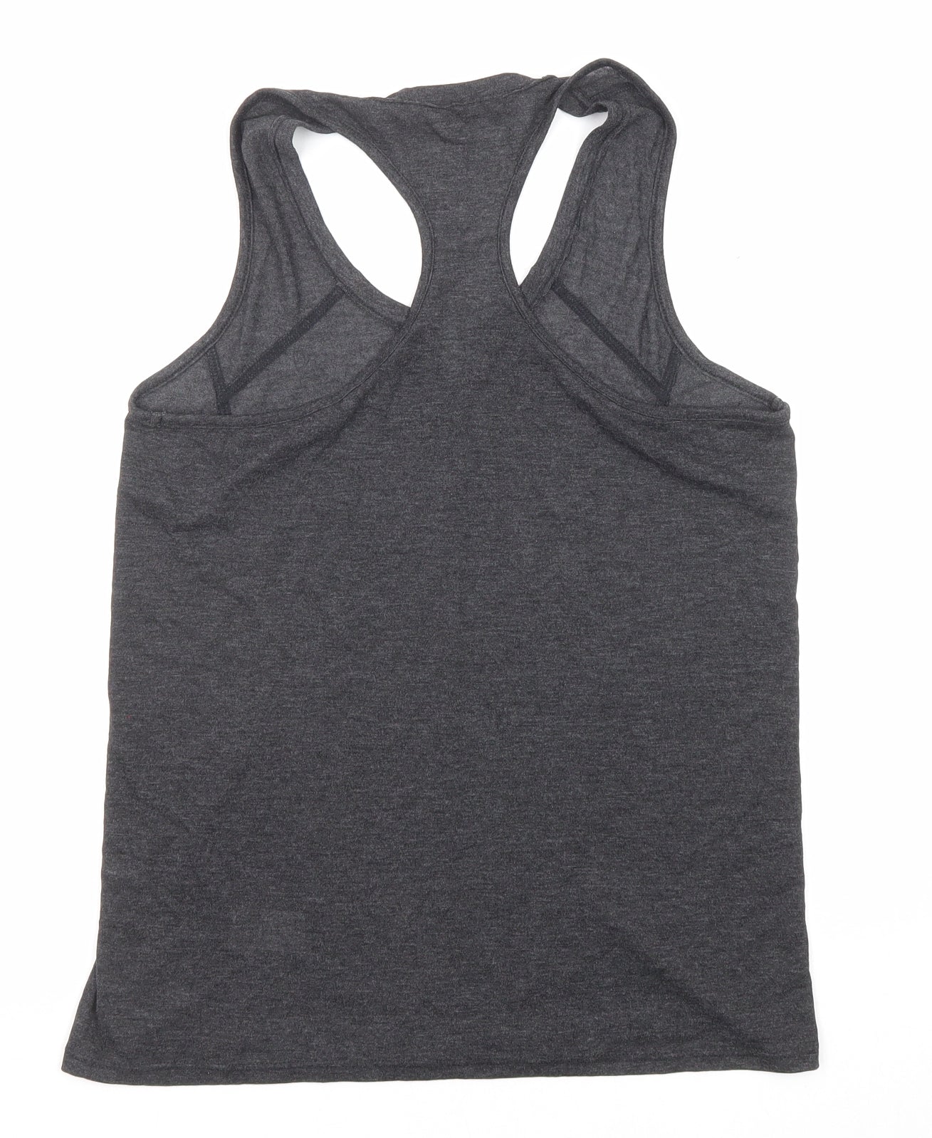NEXT Womens Grey Viscose Basic Tank Size 10 V-Neck