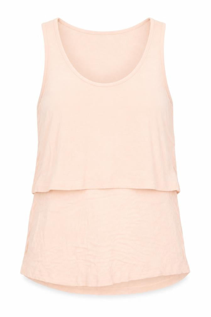Witchery Womens Pink Viscose Basic Tank Size S Scoop Neck