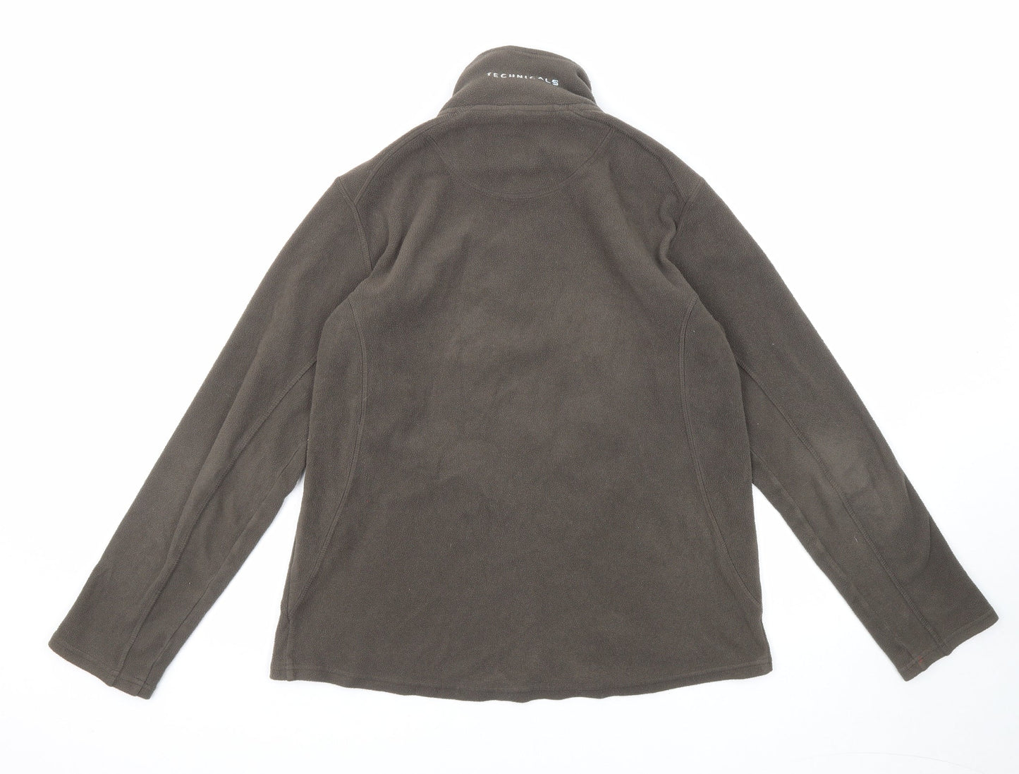 Technicals Womens Green Polyester Pullover Sweatshirt Size 12 Zip