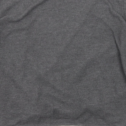 Noisy May Womens Grey V-Neck Polyester Pullover Jumper Size S Pullover - Wrap Front Detail