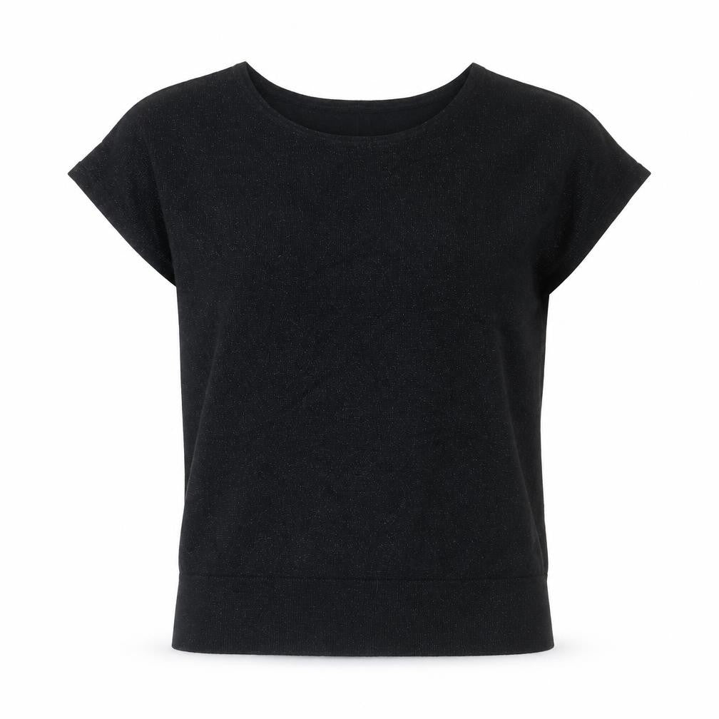 Wallis Womens Black Round Neck Viscose Pullover Jumper Size S